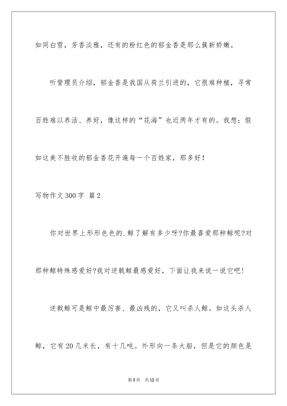 2024写物作文300字_213_第3页