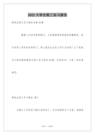 2024大学生钳工实习报告_6