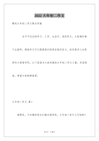 2024大年初二作文_60