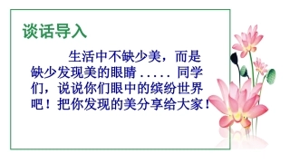 我眼中的缤纷世界