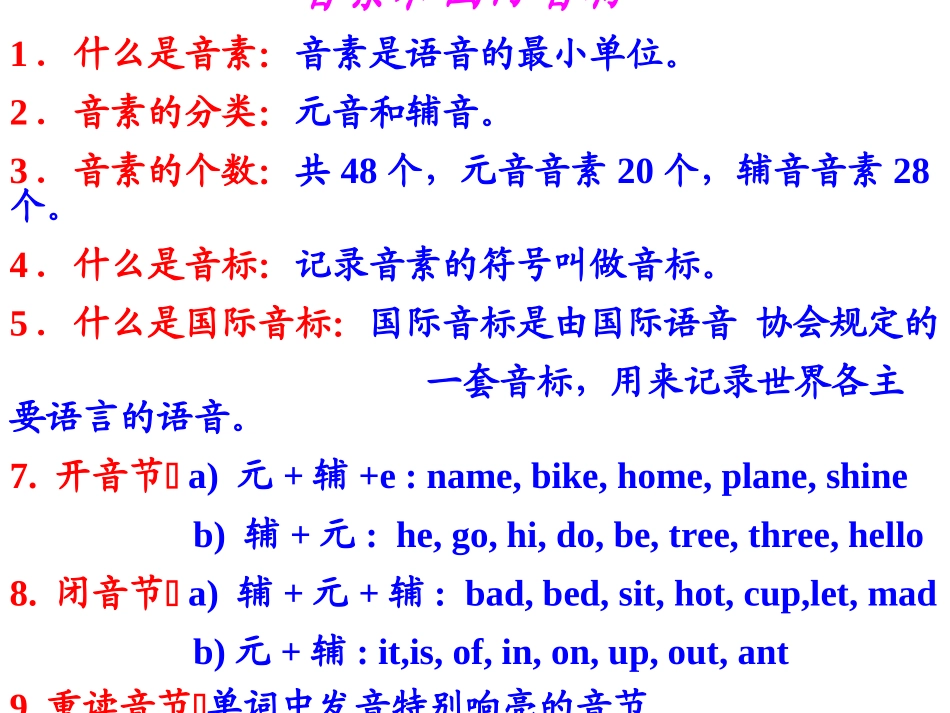 音标教学第四课时_第3页