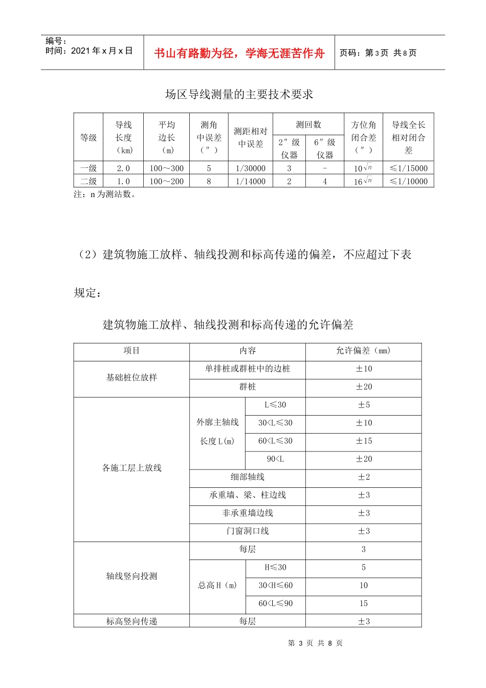 房建工程测量技术及安全交底_第3页