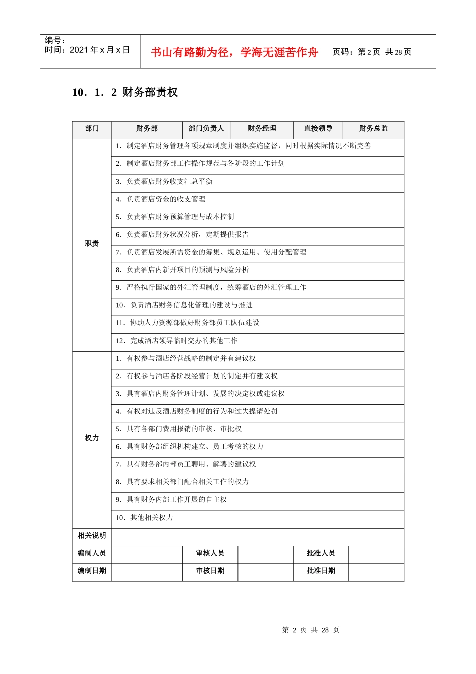 酒店财务部采购部服务流程与规范_第2页