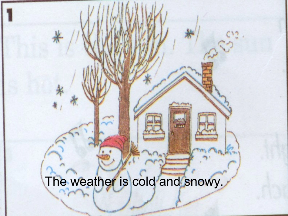 冀教版四年级下册英语Lesson11How's_the_weather_课件_第2页