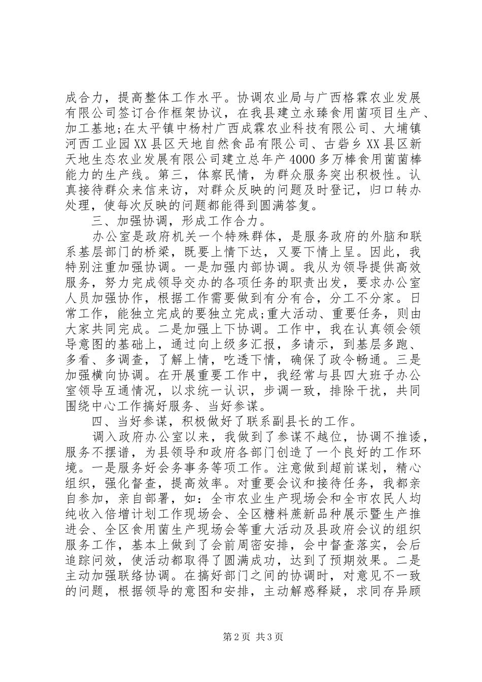 20XX年副主任工作总结_第2页