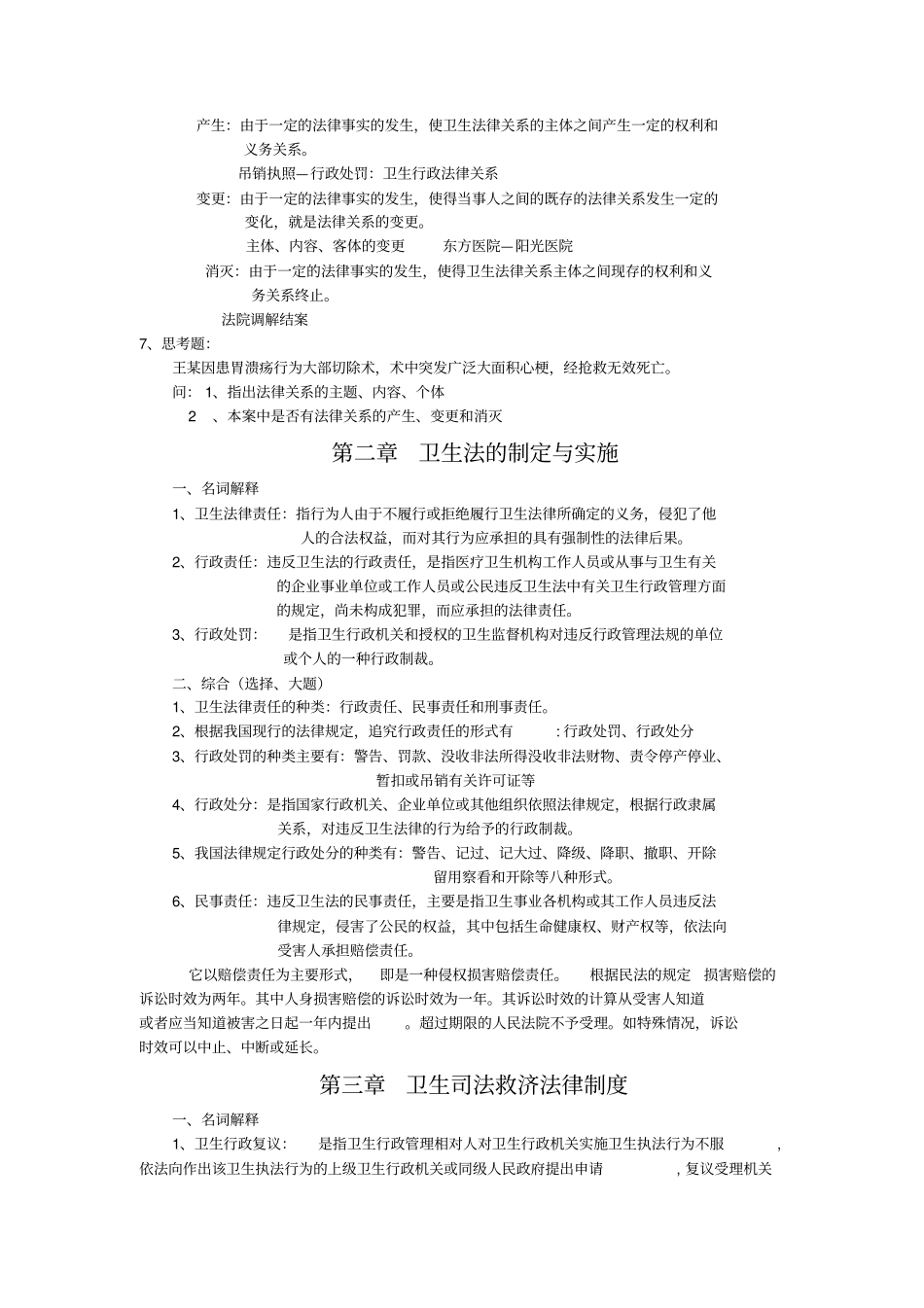 卫生法规重点_第2页