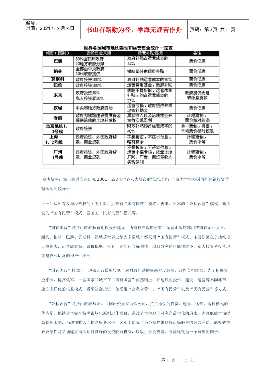 轨道交通建设投融资回顾_第3页