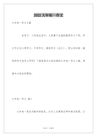 2024大年初一作文_127