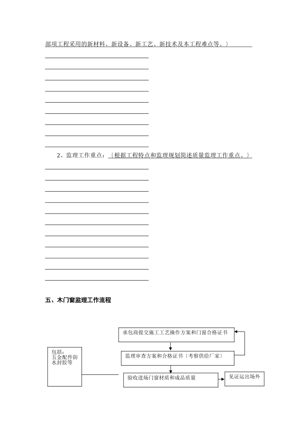 木门窗监理施工细则_第2页