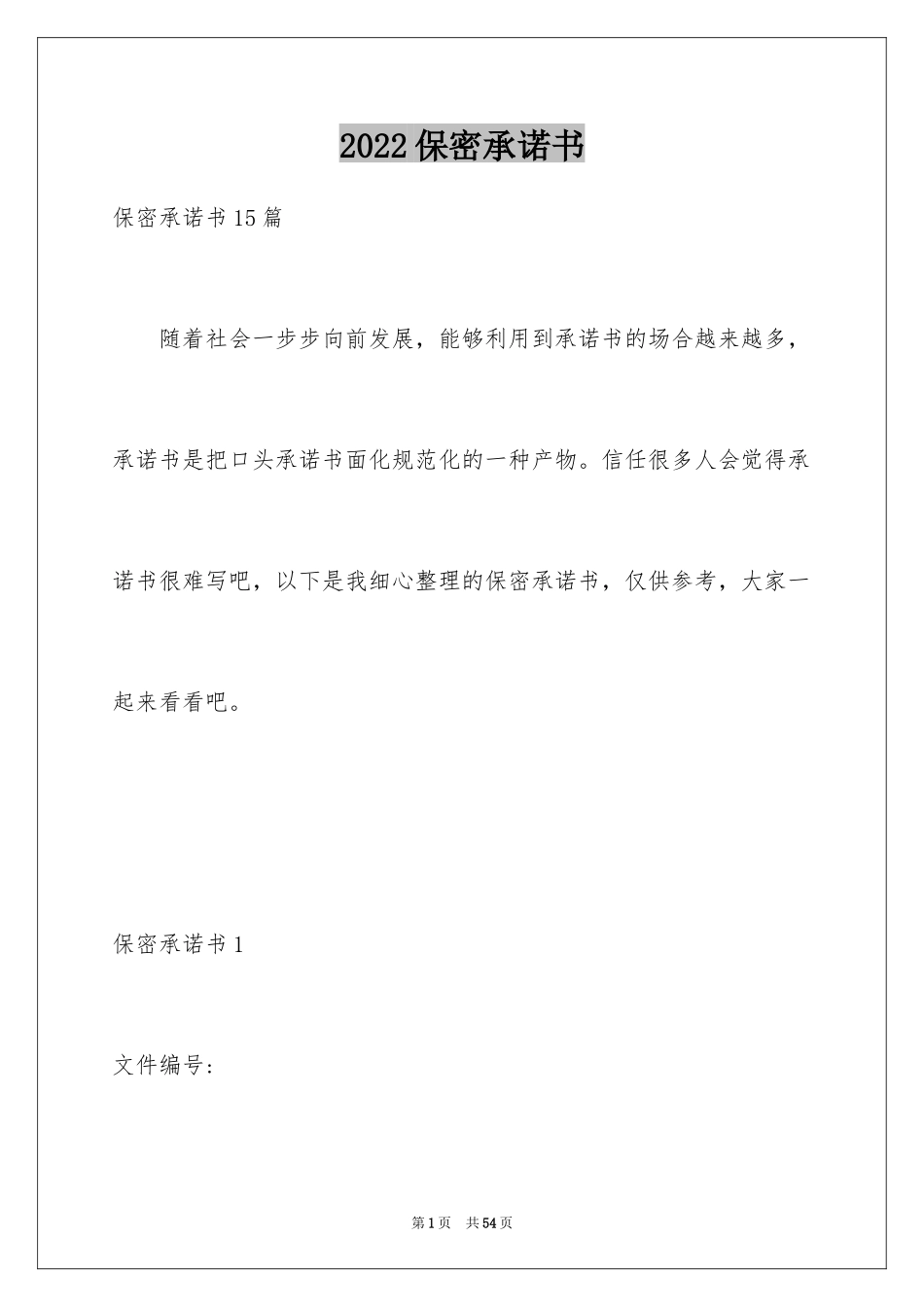 2024保密承诺书_24_第1页