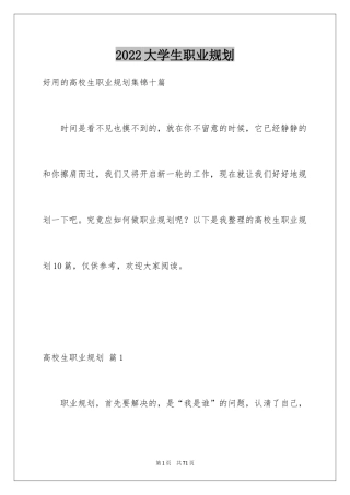 2024大学生职业规划_1001