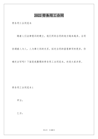 2024劳务用工合同_11