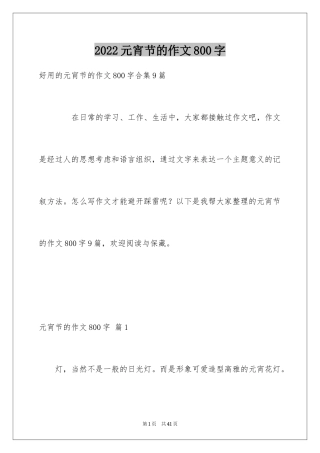 2024元宵节的作文800字_26