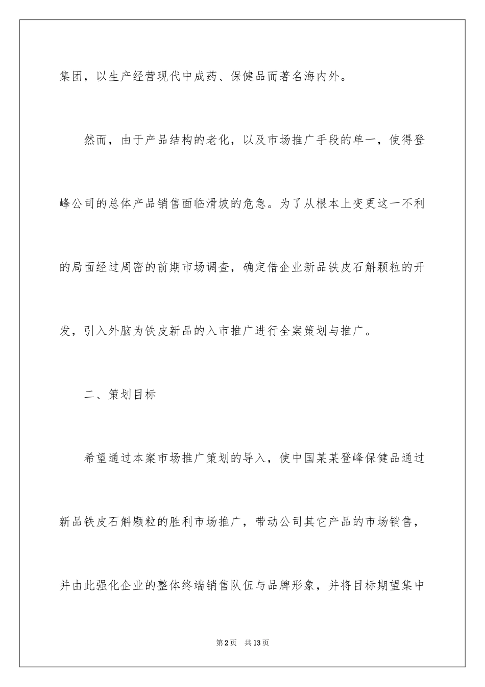 2024产品市场推广策划书_第2页