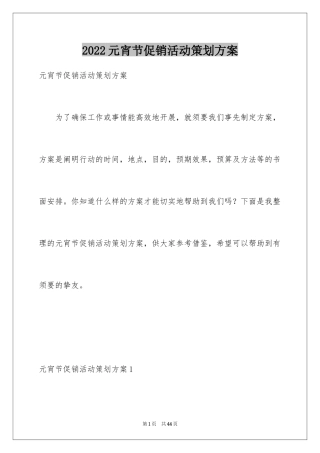 2024元宵节促销活动策划方案_7