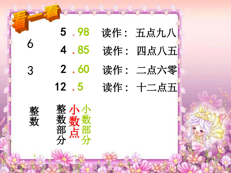 人教版三年级(下)_小数的初步认识_第3页