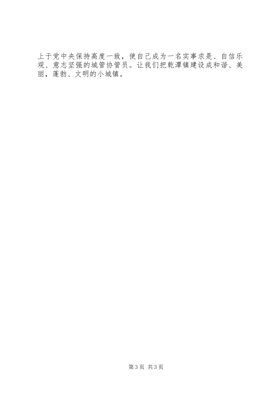 20XX年城管年度个人工作总结报告_第3页