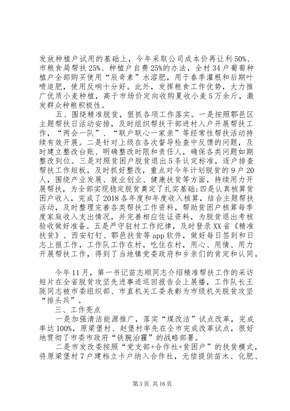 20XX年脱贫攻坚工作总结 _第3页