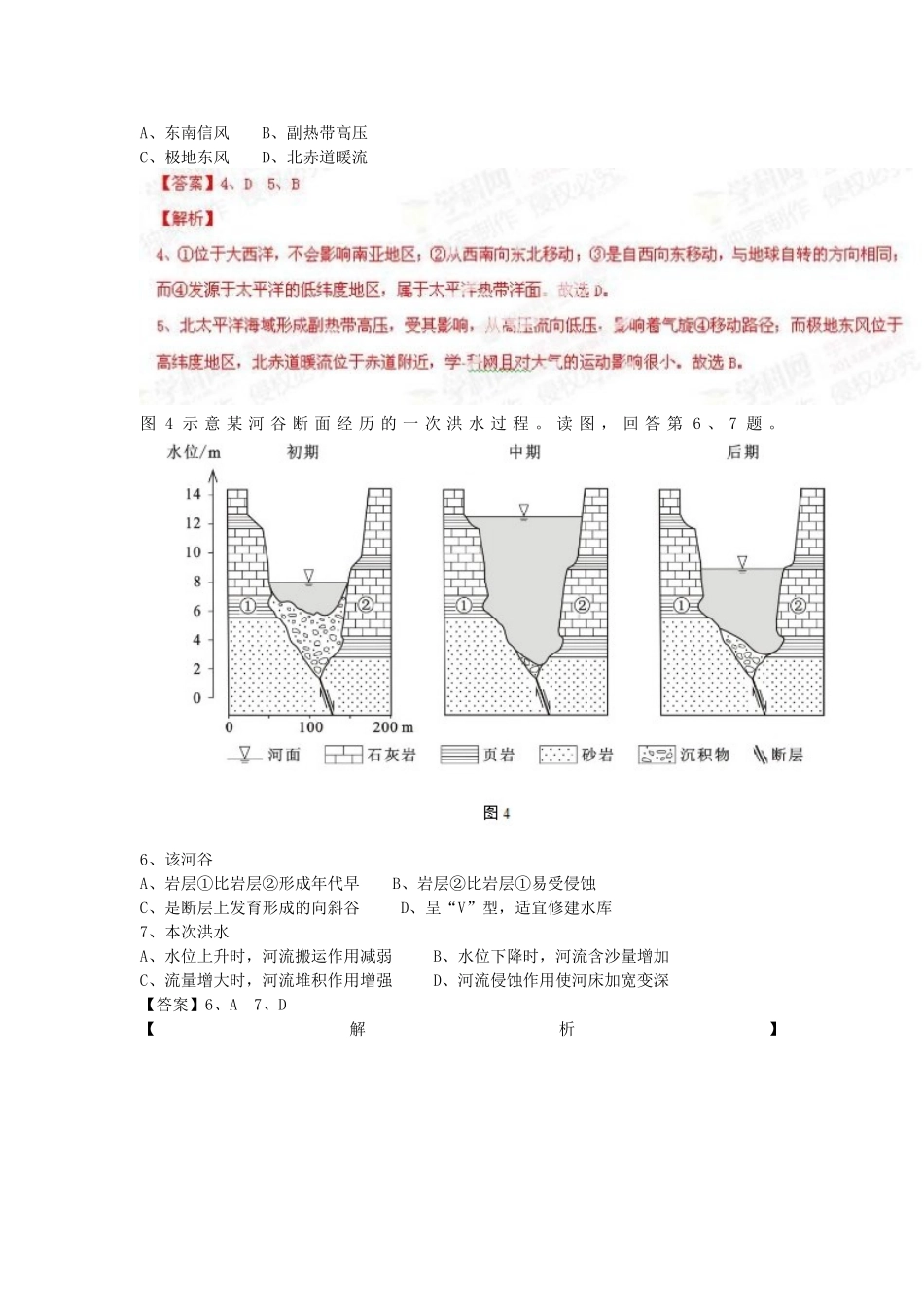 2014年高考北京卷文综地理试题与解析_第3页