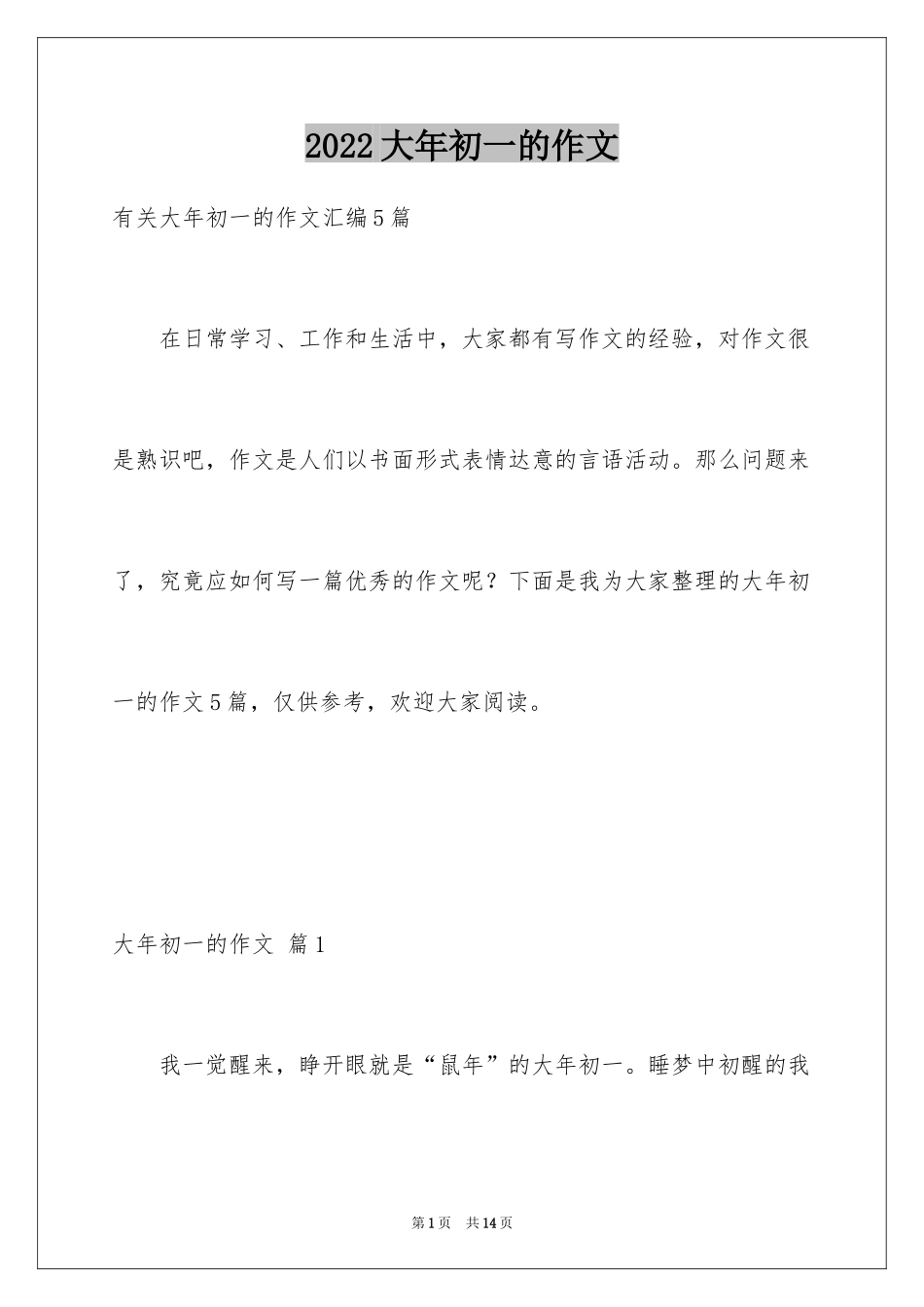 2024大年初一的作文_17_第1页