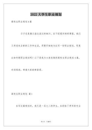 2024大学生职业规划_510