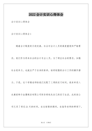 2024会计实训心得体会_19