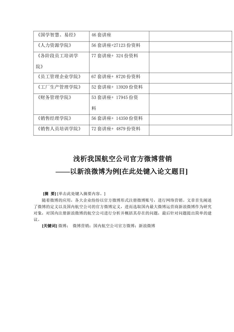 浅论我国航空公司官方微博营销_第2页
