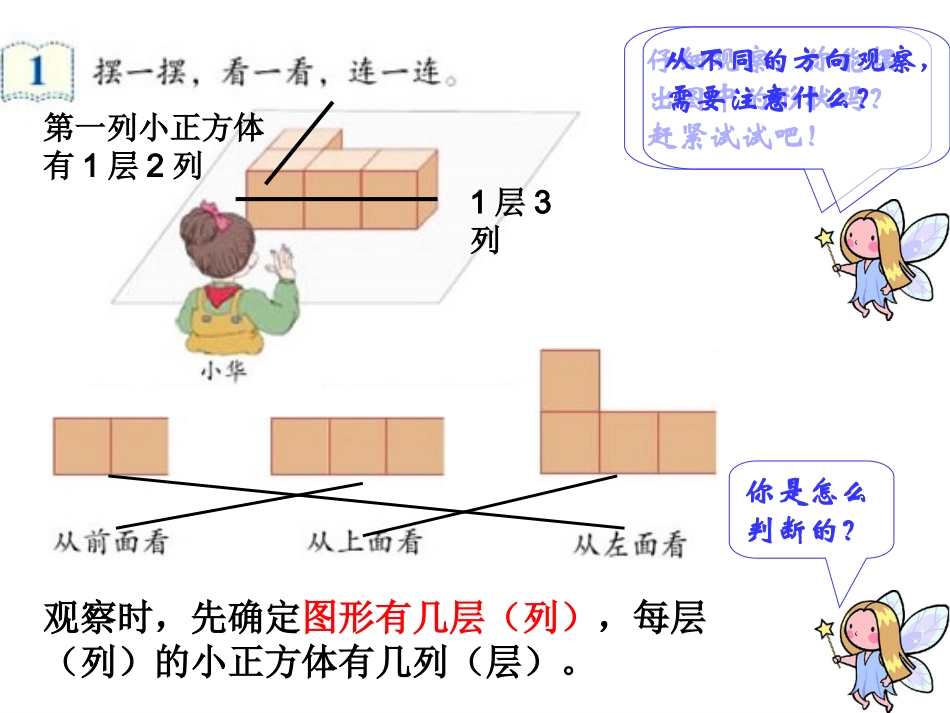 小学数学四年级下册2观察物体(二)_第3页