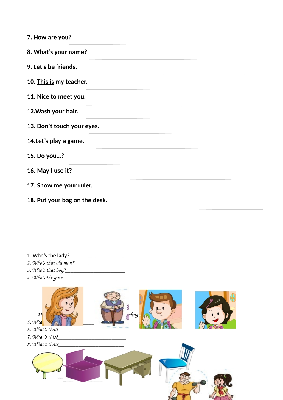 三年级英语上册单词归类_第3页