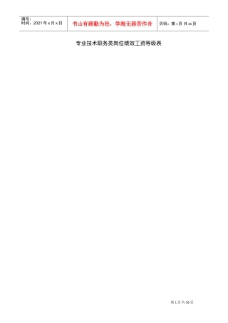 薪酬管理全套表格