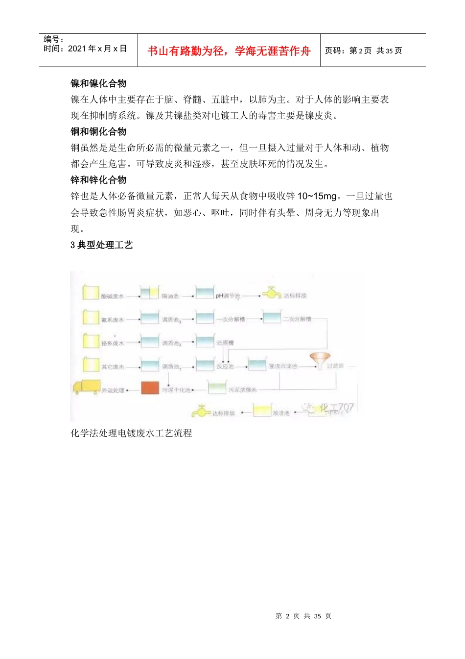 所有化工厂废水特点及工艺_第2页