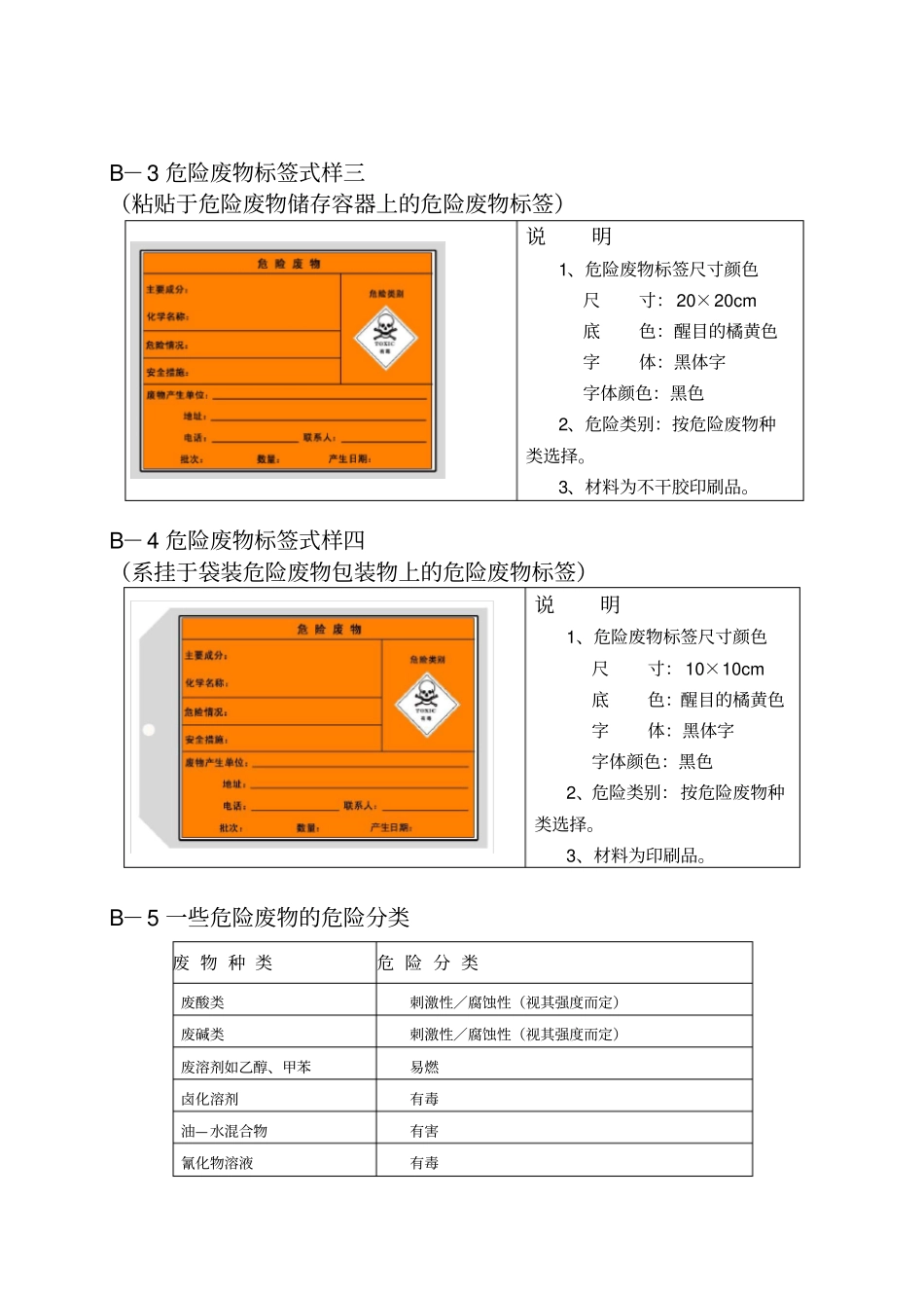 危险废物标识标牌规定_第3页
