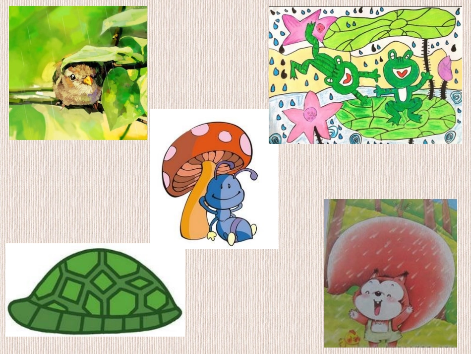 幼儿园中班课件“动物的雨伞”_第3页