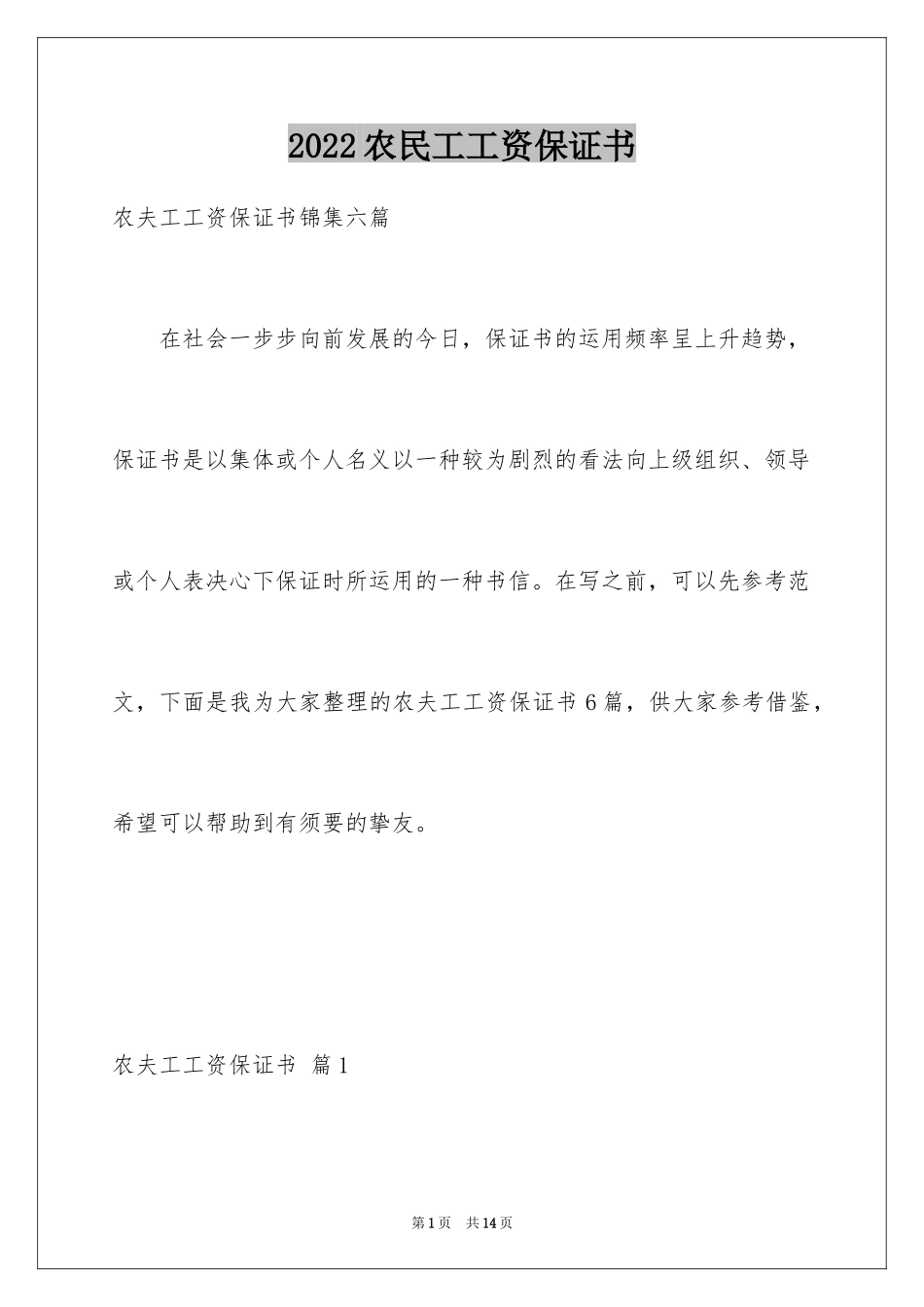 2024农民工工资保证书_13_第1页