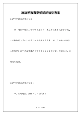 2024元宵节促销活动策划方案_6