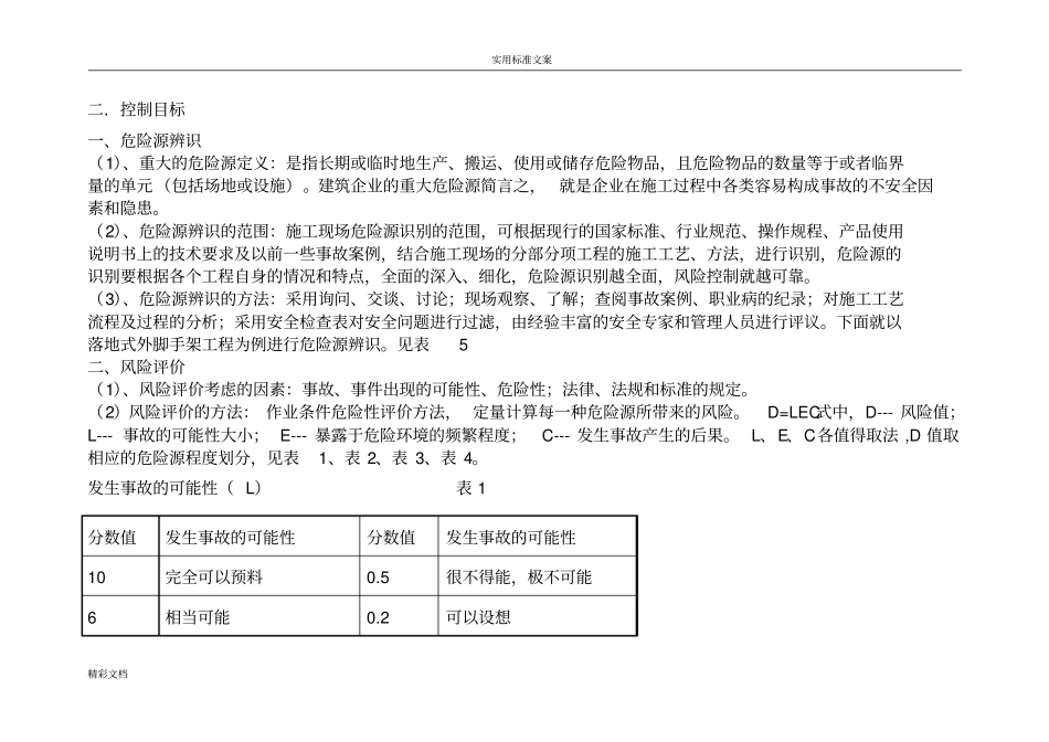 危险源控制目标和管理的方案设计_第2页