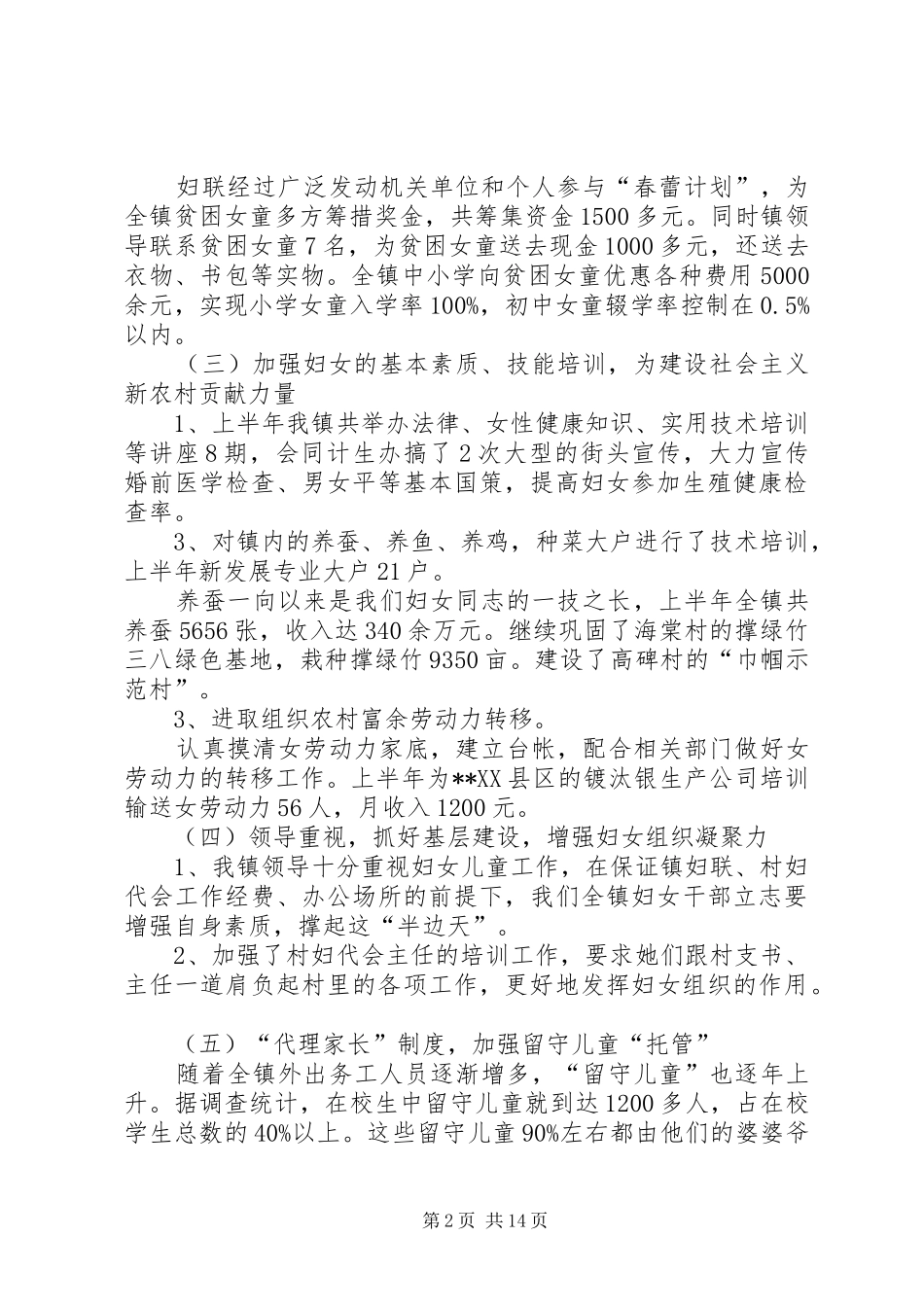 20XX年妇联个人工作总结_第2页