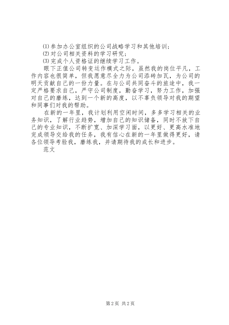 20XX年实习期工作总结_第2页