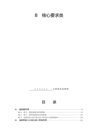 安全内业资料B