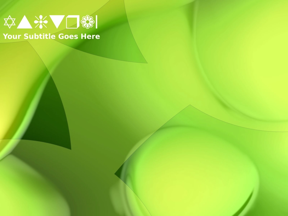 青春绿色模板_第1页