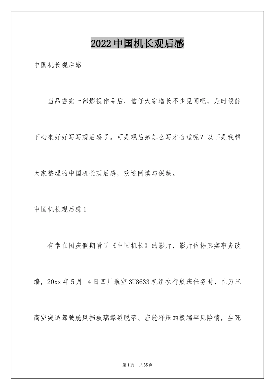 2024中国机长观后感_38_第1页