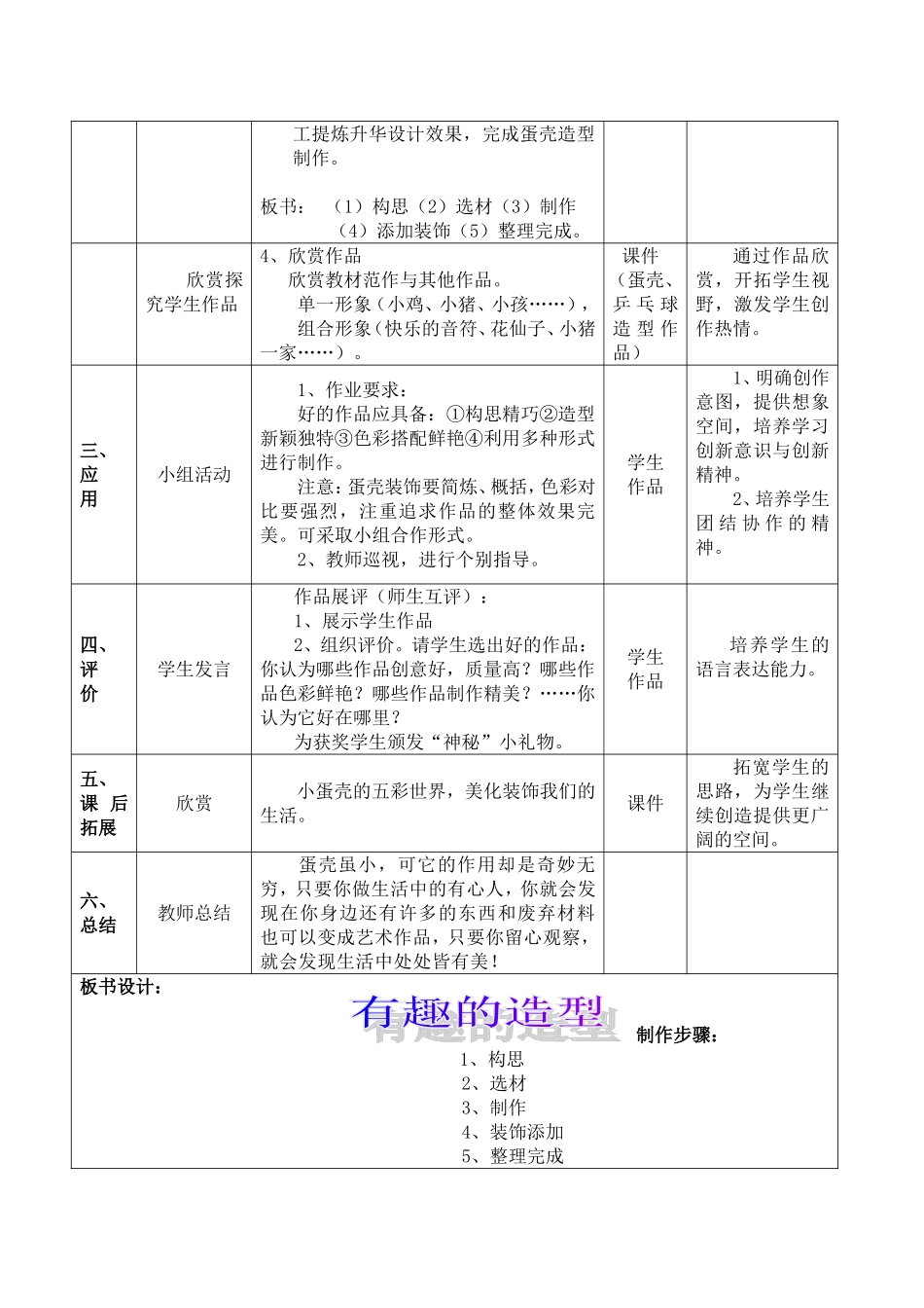 《有趣的造型》教案_第2页