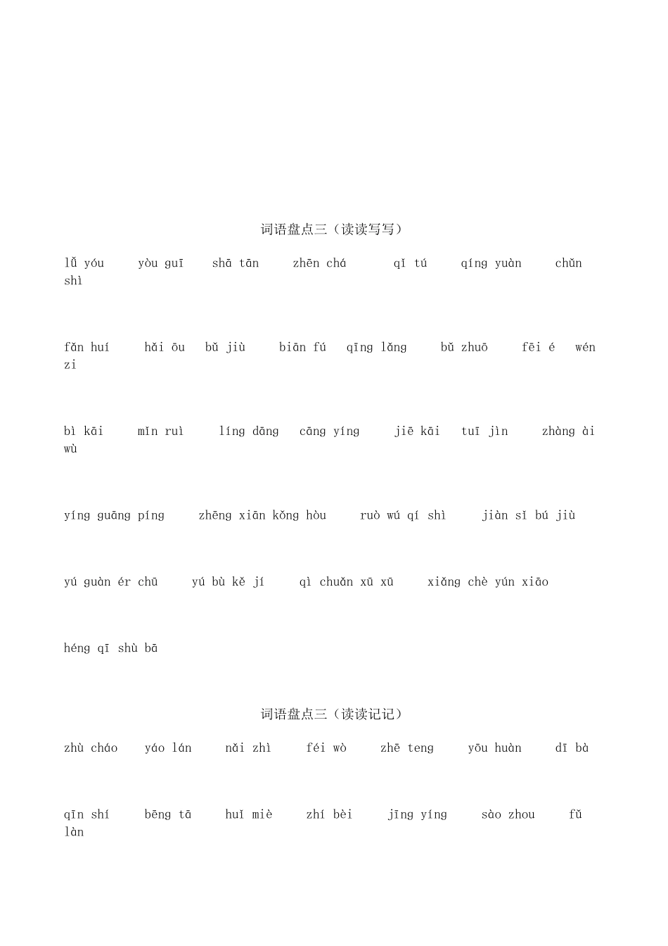 四年级下册语文词语盘点_第3页