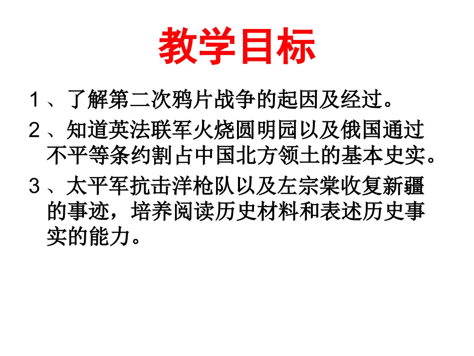 八年级历史上册（北师大版）2课劫难中的抗争_第2页