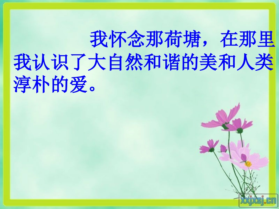 公开课荷塘旧事课件_第3页