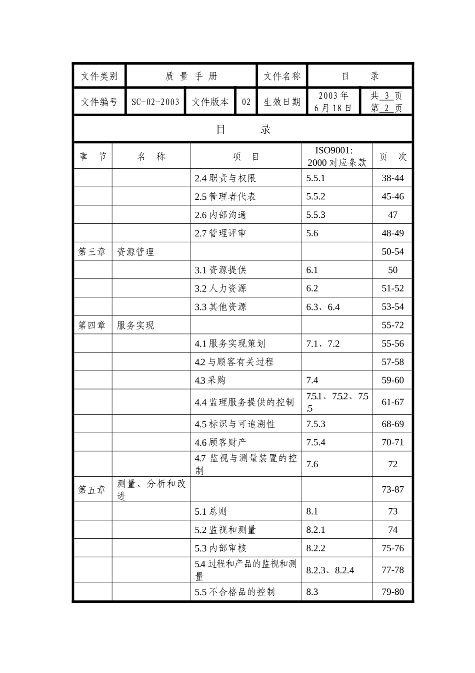 质量手册全文_第3页