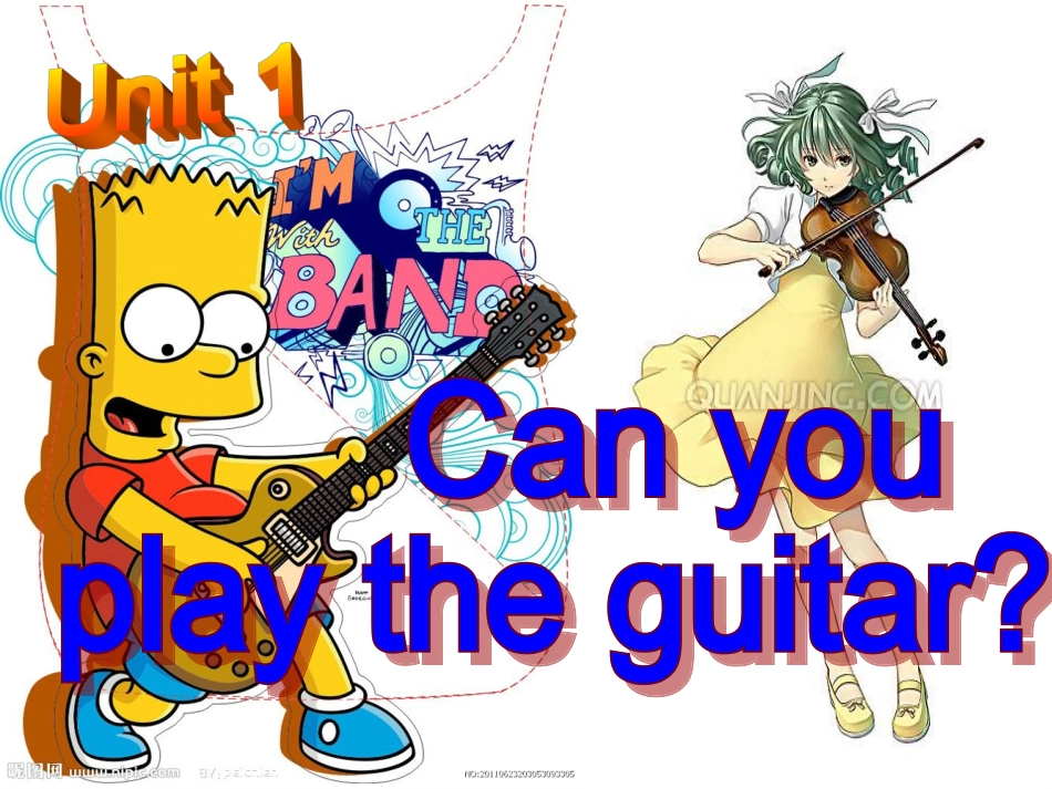 七年级下册英语unit1Canyouplaytheguitar_第1页