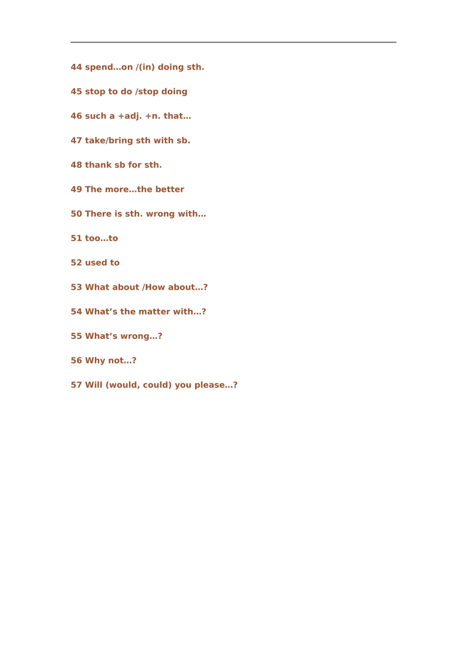 初中英语57个中考必备句型_第3页