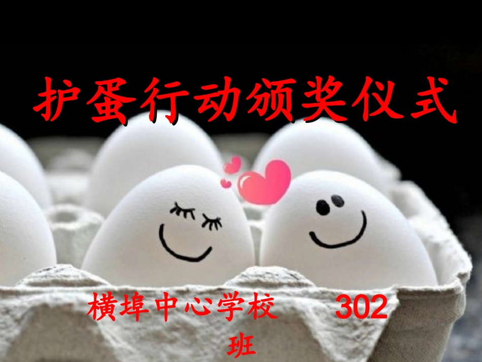 护蛋行动颁奖仪式_第1页