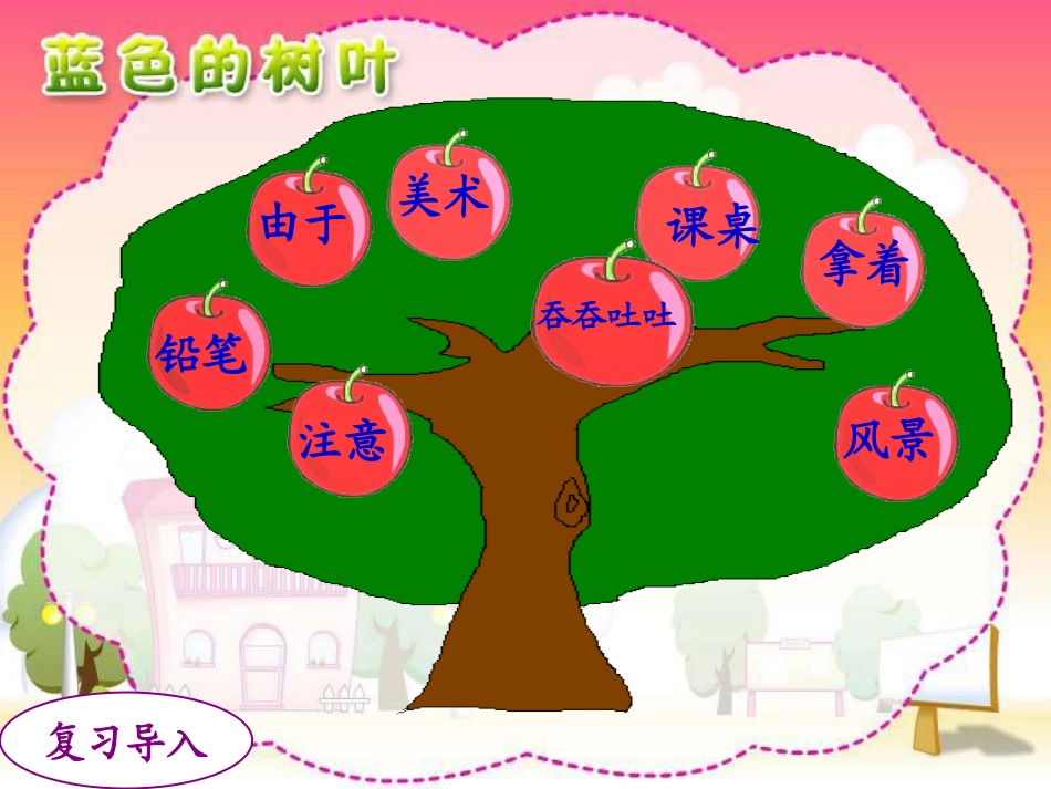 《蓝色的树叶》课件_第2页